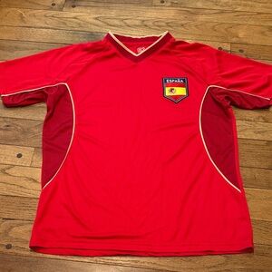 Red España Futbol Soccer Jersey Sz S